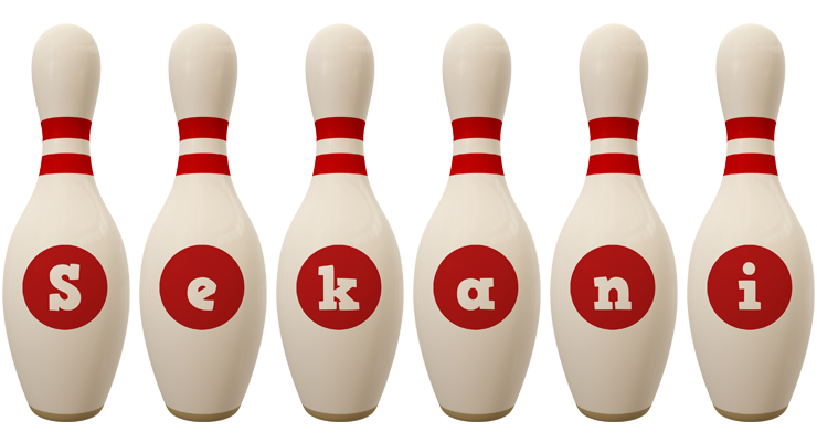 Sekani bowling-pin logo