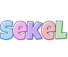 Sekel pastel logo