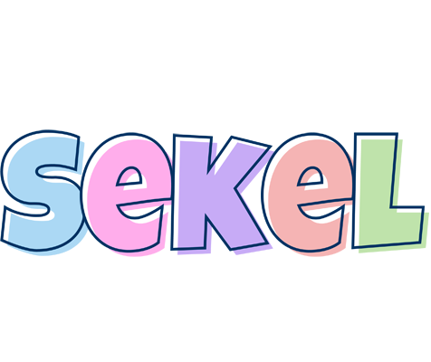 Sekel pastel logo