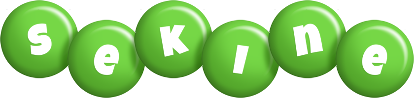 Sekine candy-green logo