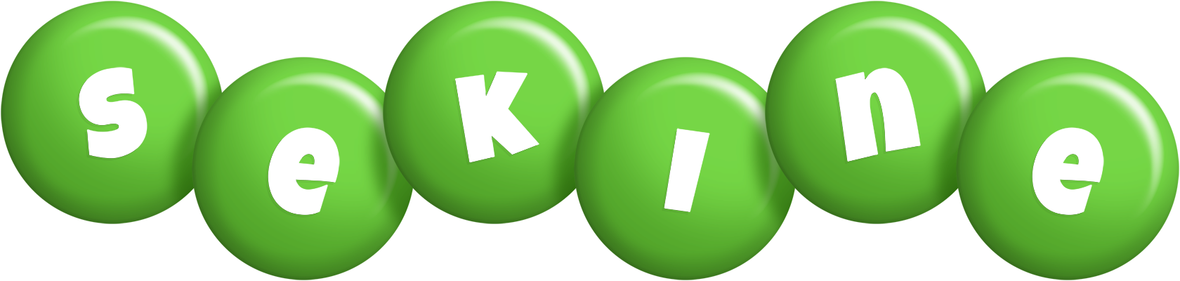 Sekine candy-green logo