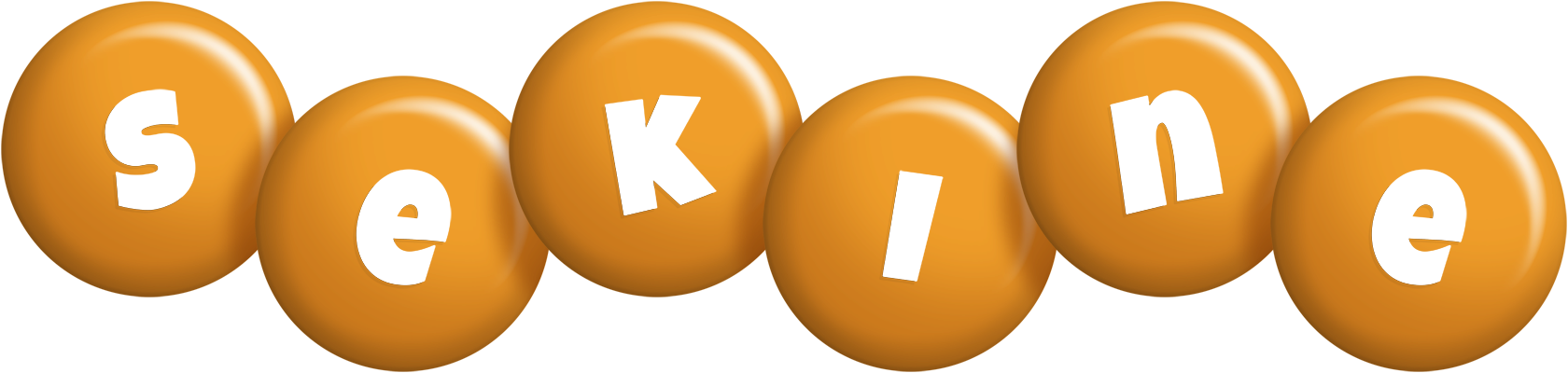 Sekine candy-orange logo