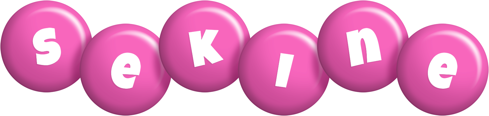 Sekine candy-pink logo