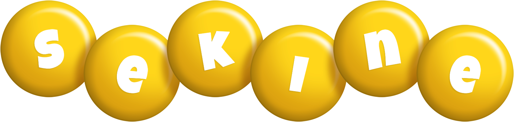 Sekine candy-yellow logo