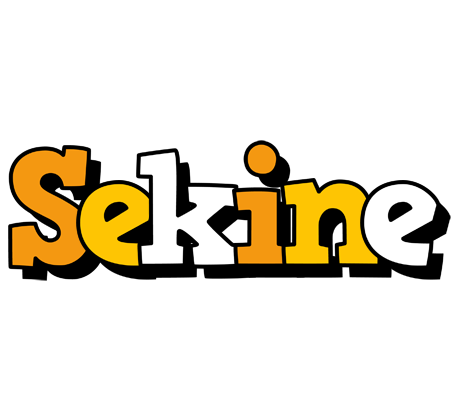 Sekine cartoon logo