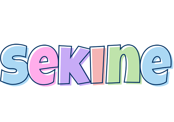 Sekine pastel logo