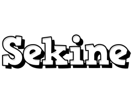 Sekine snowing logo