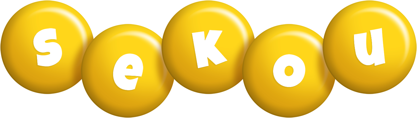 Sekou candy-yellow logo