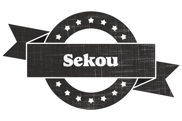 Sekou grunge logo
