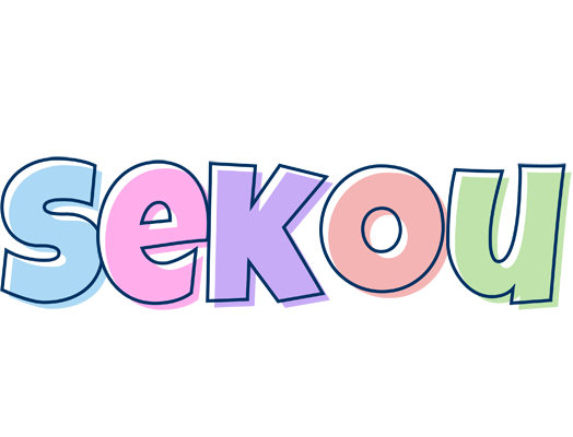 Sekou pastel logo