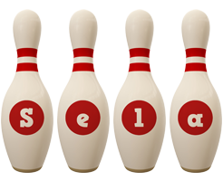 Sela bowling-pin logo