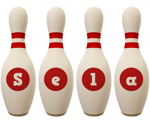 Sela bowling-pin logo