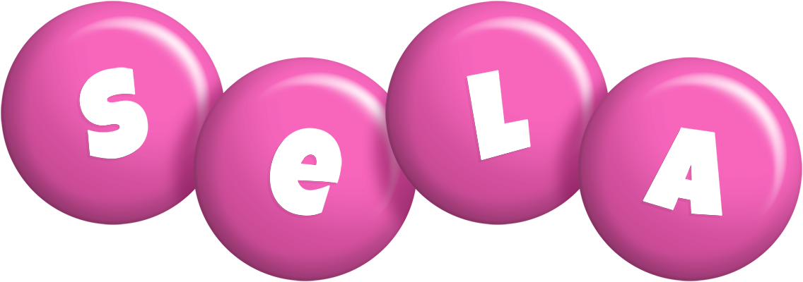 Sela candy-pink logo