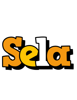 Sela cartoon logo