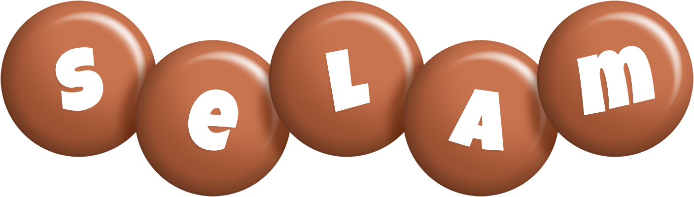Selam candy-brown logo