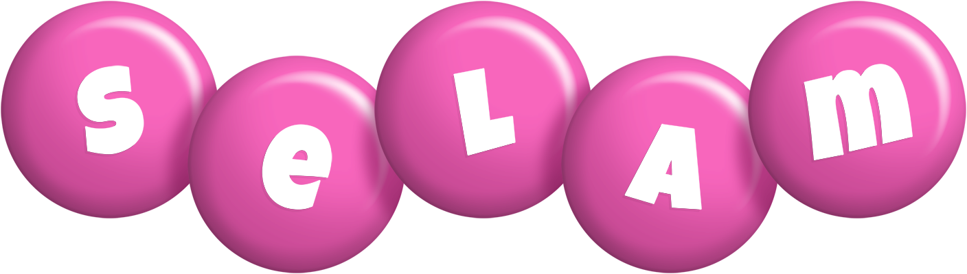 Selam candy-pink logo