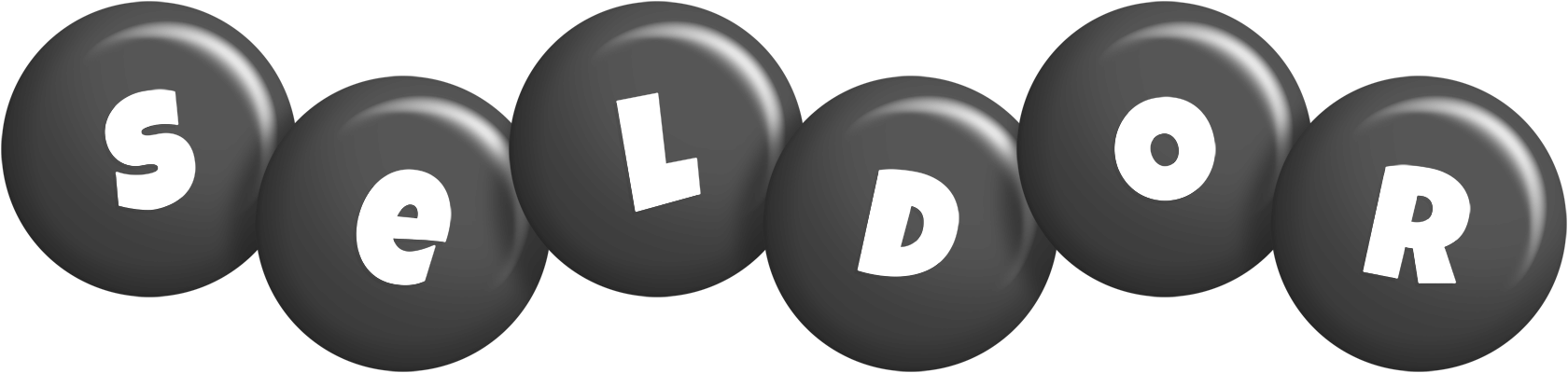 Seldor candy-black logo