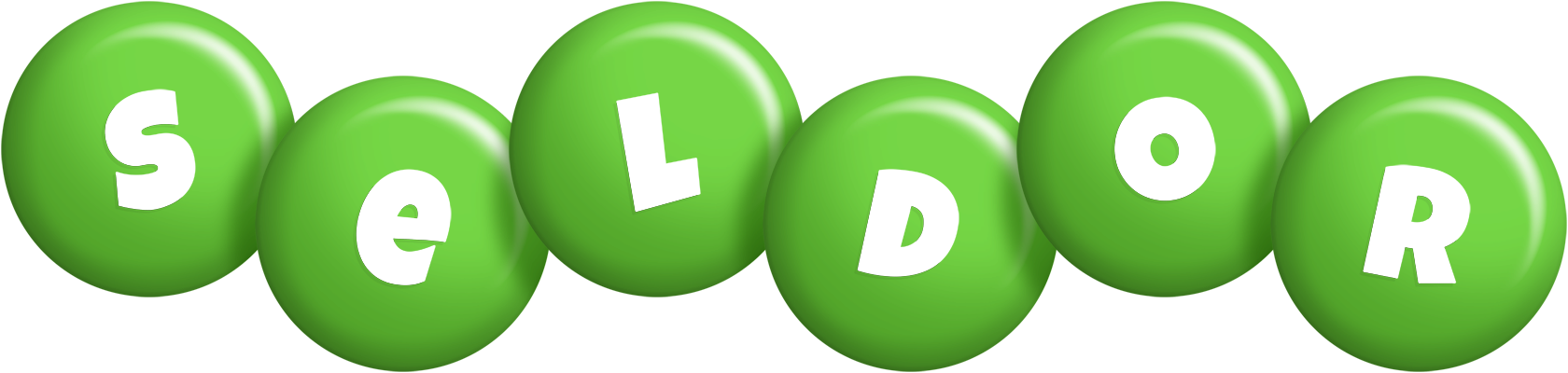 Seldor candy-green logo