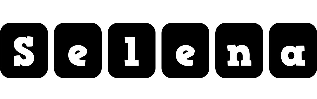 Selena box logo