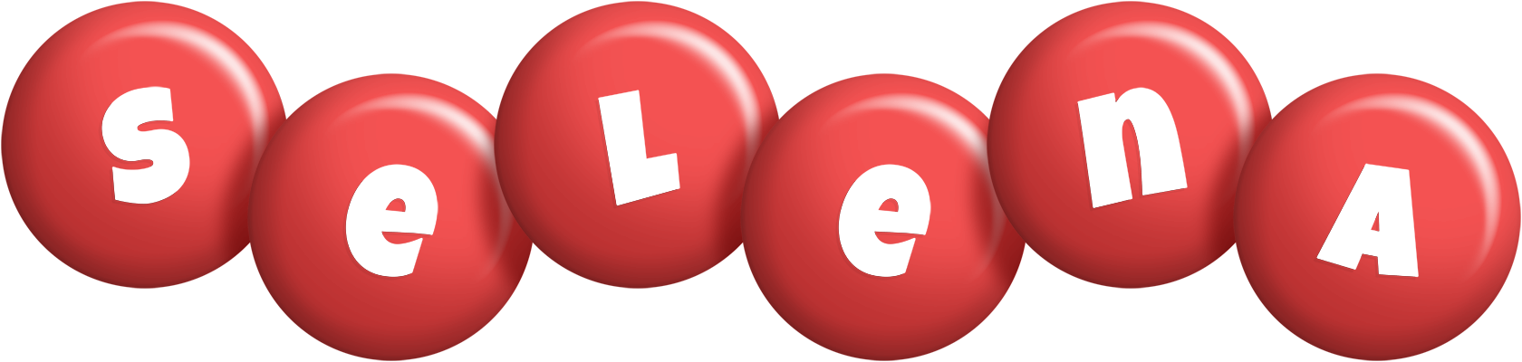 Selena candy-red logo