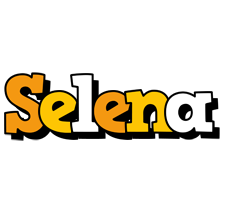 Selena cartoon logo