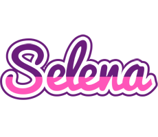 Selena cheerful logo