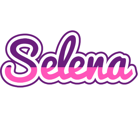 Selena cheerful logo