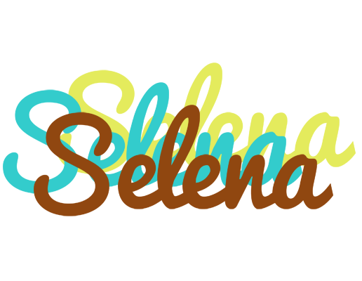 Selena cupcake logo