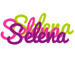 Selena flowers logo