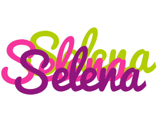 Selena flowers logo