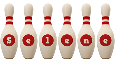 Selene bowling-pin logo