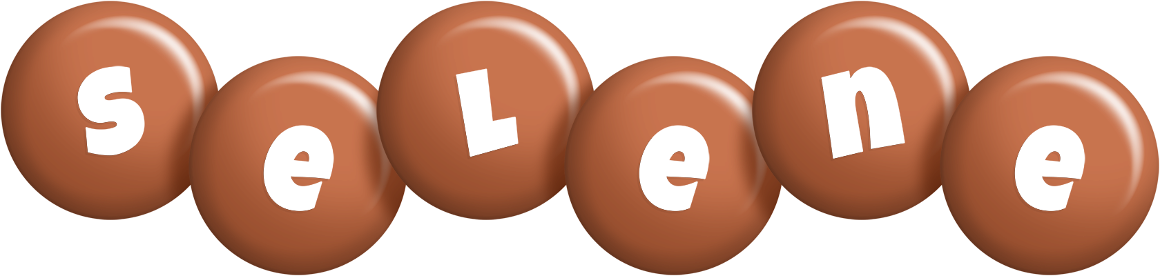 Selene candy-brown logo