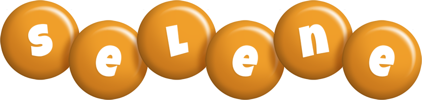 Selene candy-orange logo
