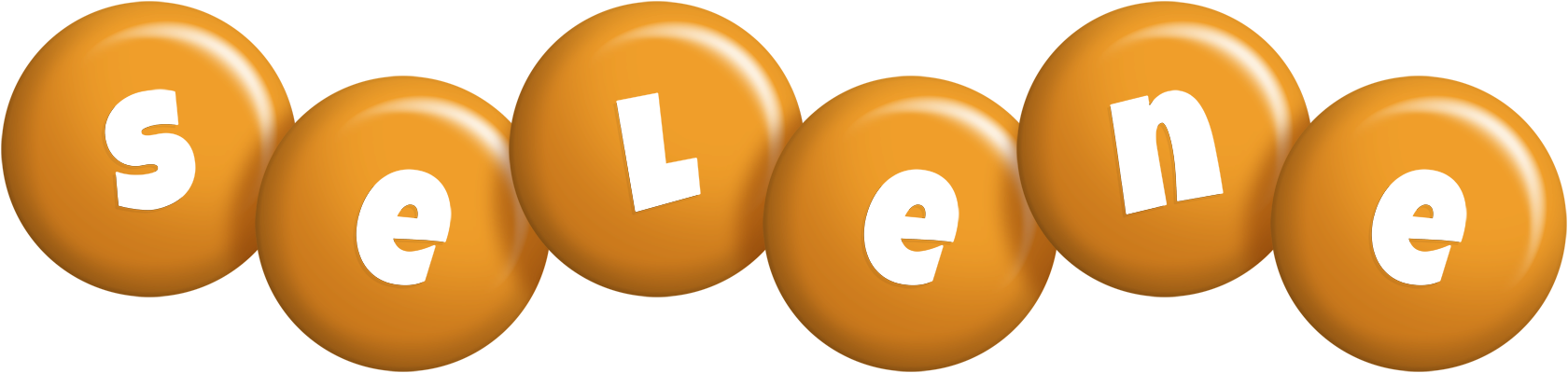 Selene candy-orange logo