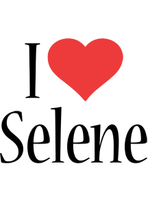 Selene i-love logo