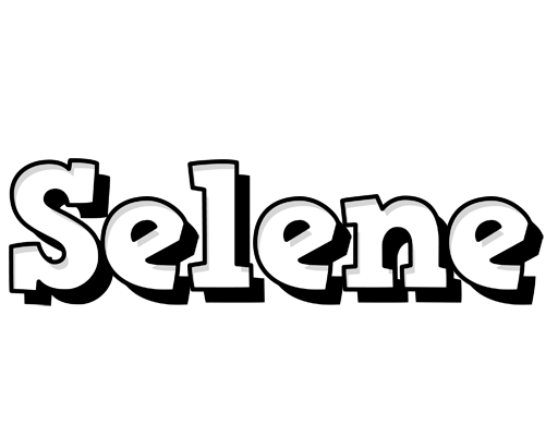 Selene snowing logo