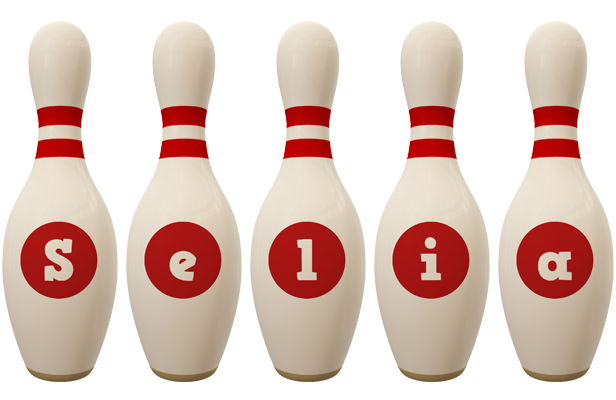 Selia bowling-pin logo