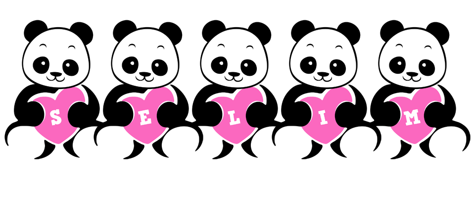 Selim love-panda logo