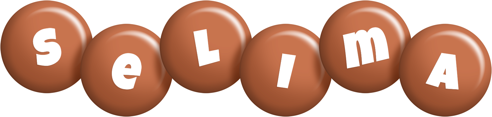 Selima candy-brown logo