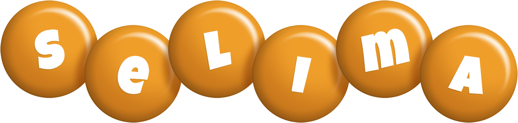 Selima candy-orange logo