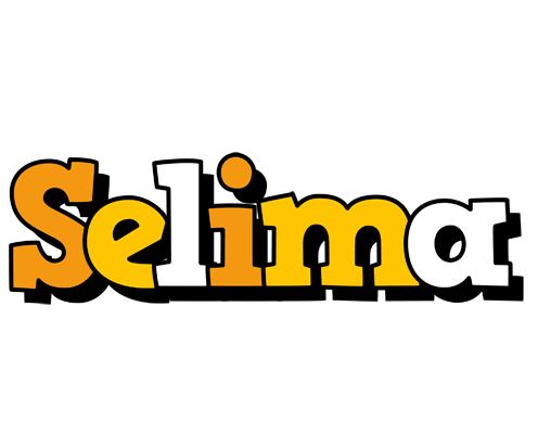 Selima cartoon logo
