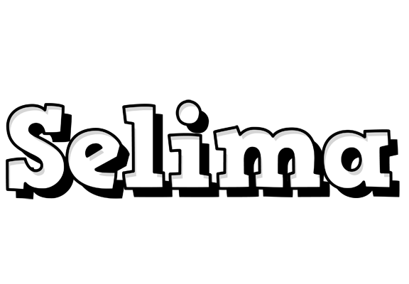 Selima snowing logo