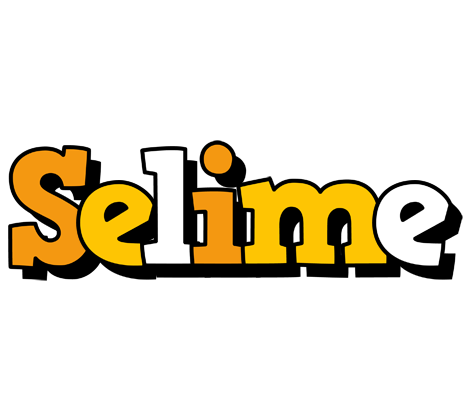 Selime cartoon logo
