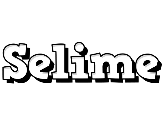 Selime snowing logo