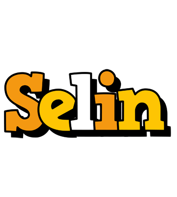 Selin cartoon logo