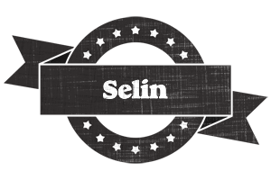 Selin grunge logo