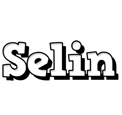 Selin snowing logo