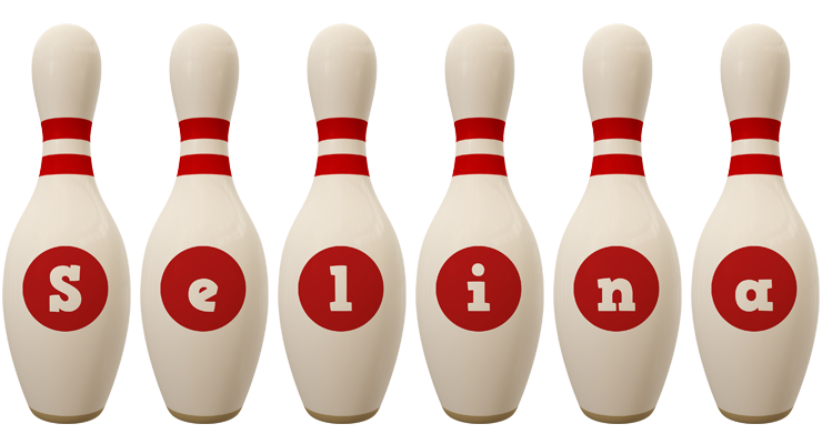 Selina bowling-pin logo