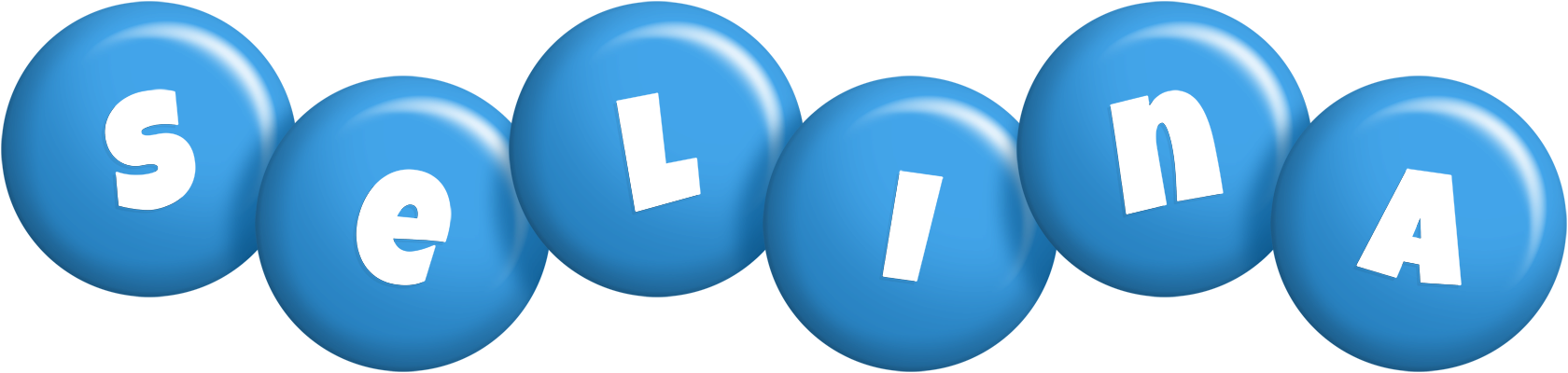 Selina candy-blue logo