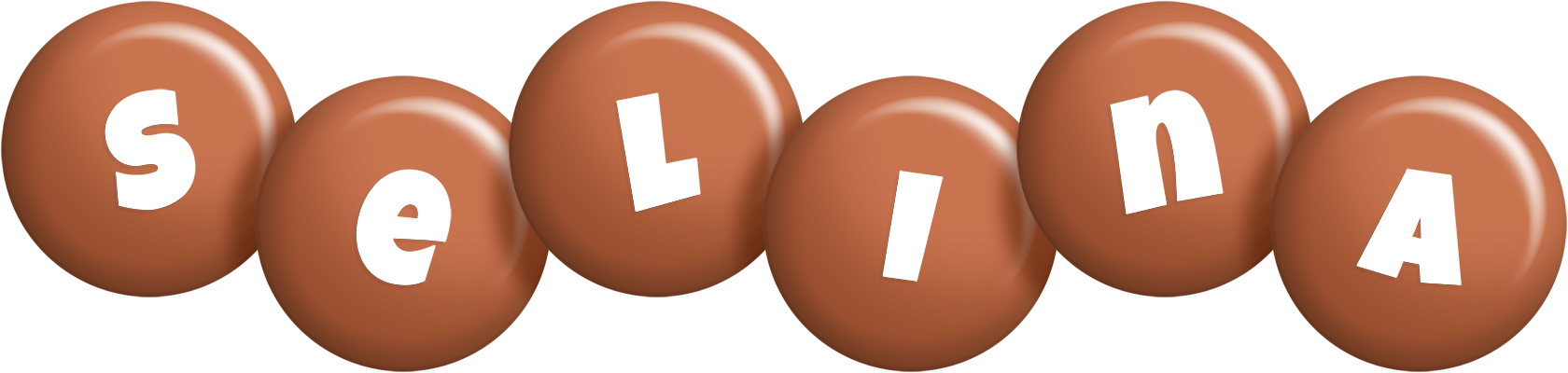 Selina candy-brown logo